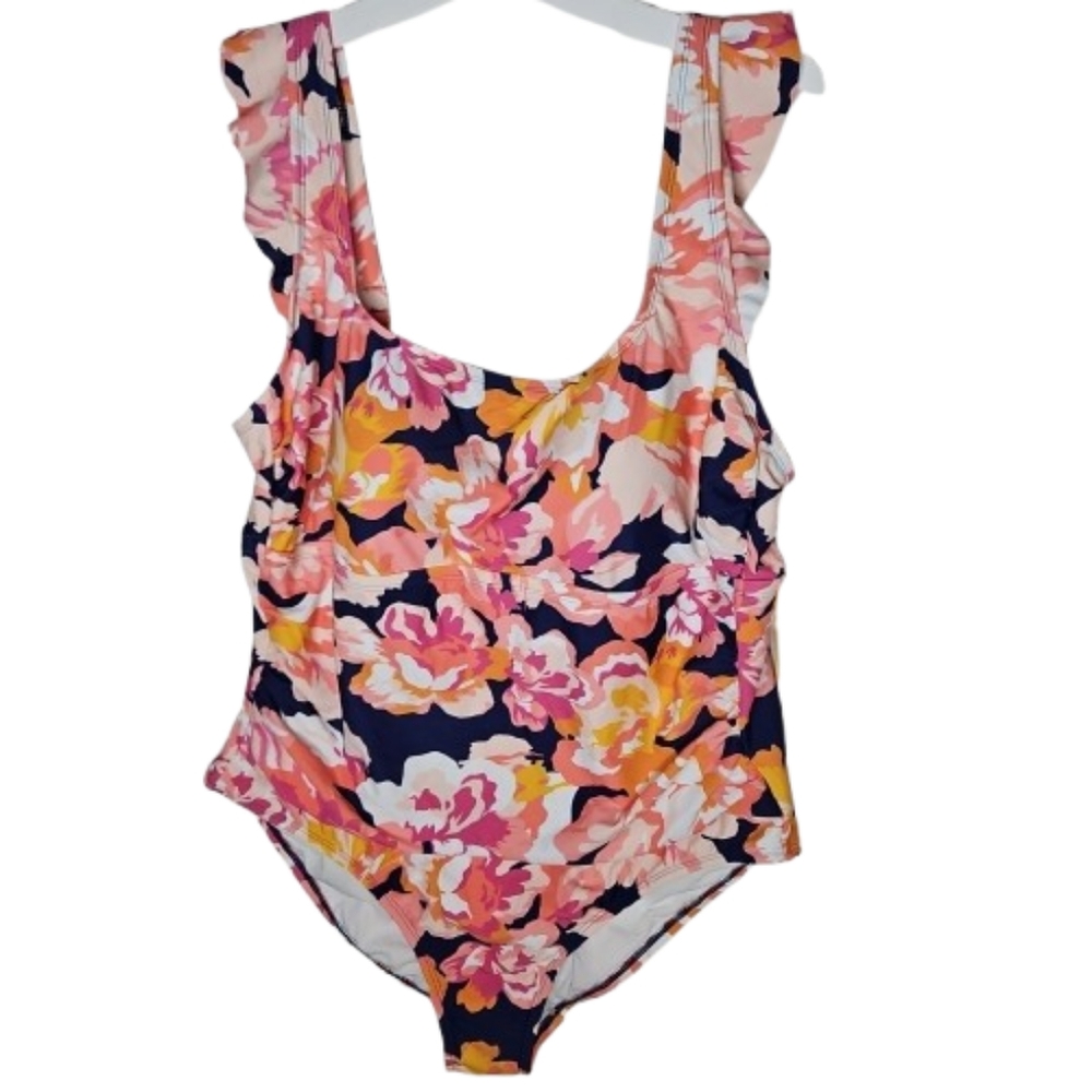 kona sol swimsuit Drop Neck Bellyband Plus OpenBack Elegant Chic Classiccore 22